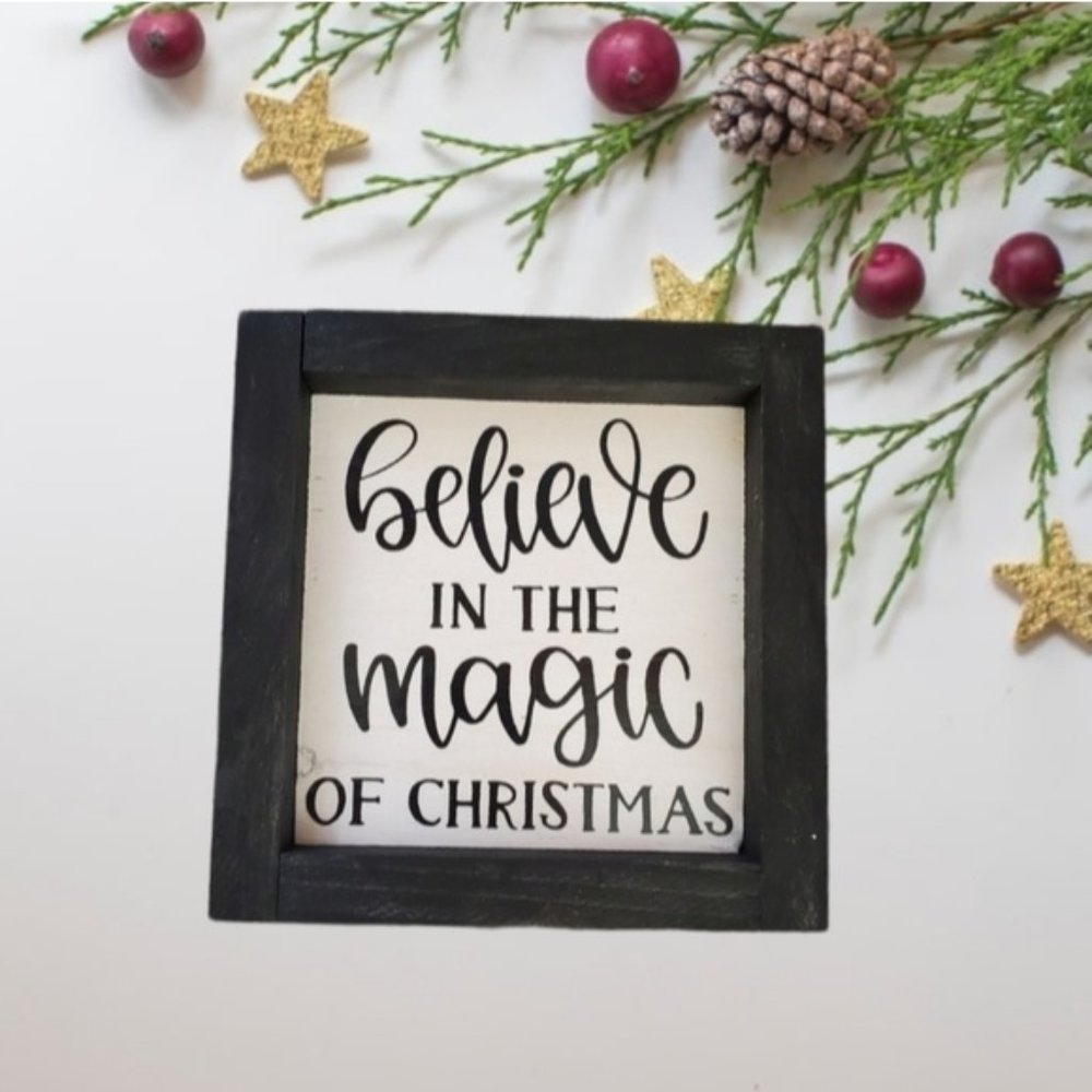 Christmas Decor Sign [Wall/Shelf Art]